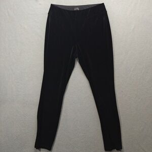 Talbots Black Velvet  Skinny Pants Womens Size 10 Whimsigoth Vamp Witchy Moody